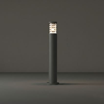 Ideal Lux - Lámpara exterior TRONCO 1xE27/42W/230V 80 cm IP65 antracita