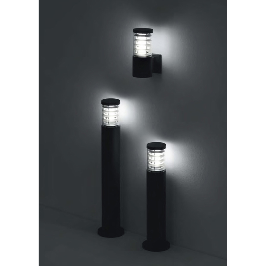 Ideal Lux - Lámpara exterior TRONCO 1xE27/42W/230V 80 cm IP65 gris