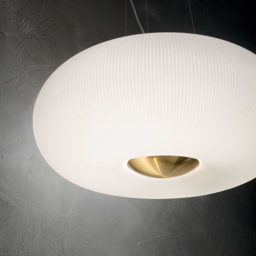 Ideal Lux - Lámpara LED colgante ARIZONA 5xGX53/9W/230V diá. 52 cm blanco