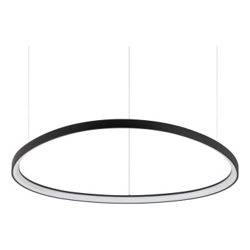 Ideal Lux - Lámpara LED colgante con cable GEMINI, 78 W, 230 V, 2700 K, diámetro 105 cm, CRI 90, negra