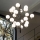 Ideal Lux - Lámpara LED colgante COPERNICO 20xG9/3W/230V diá. 86 cm negro