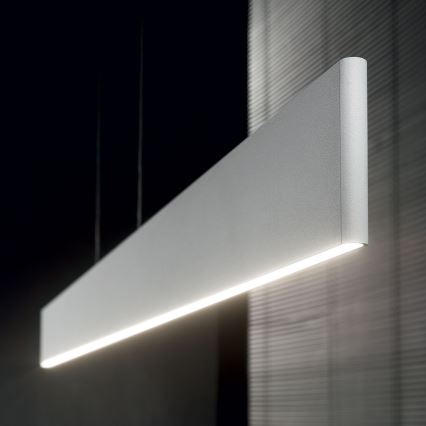 Ideal Lux - Lámpara LED colgante DESK LED/36W/230V 120 cm CRI 90 blanco