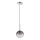 Ideal Lux - Lámpara LED colgante EQUINOXE 1xG4/2W/230V diá. 15 cm cromo brillante/ahumado