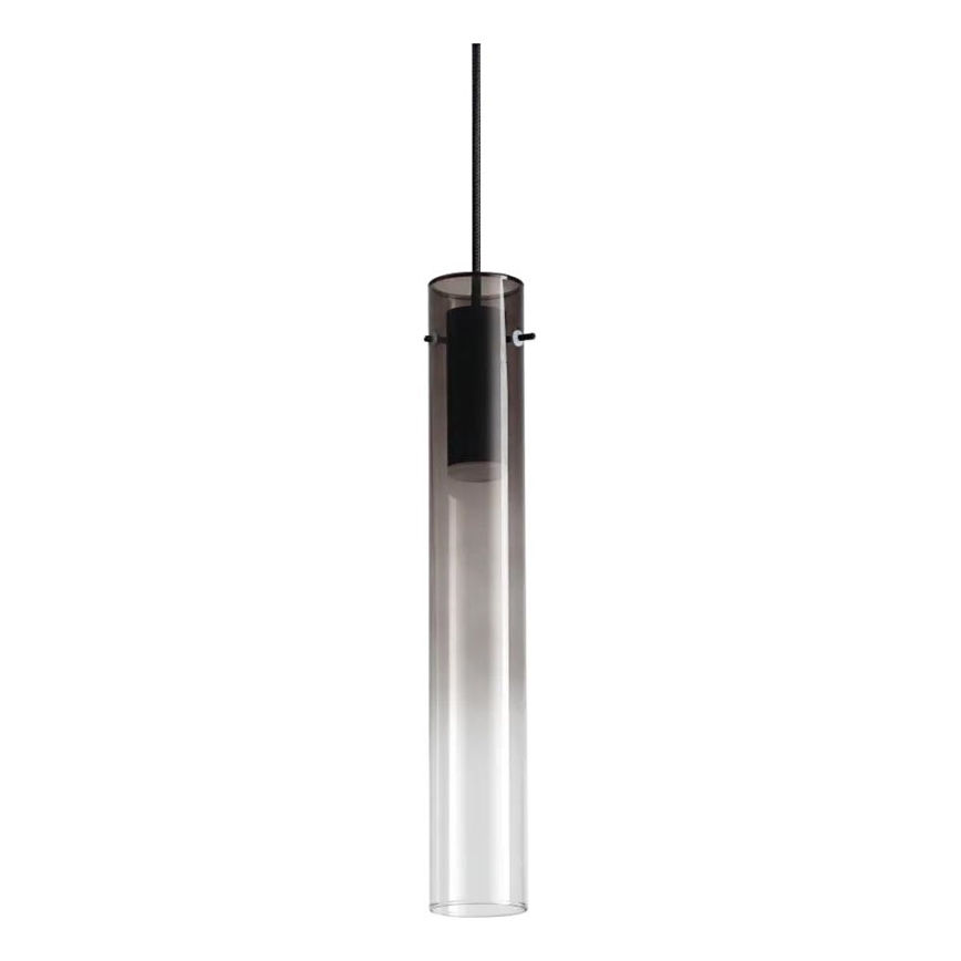 Ideal Lux - Lámpara LED colgante FLAM LED/10W/230V diá. 6 cm CRI 90 ahumado