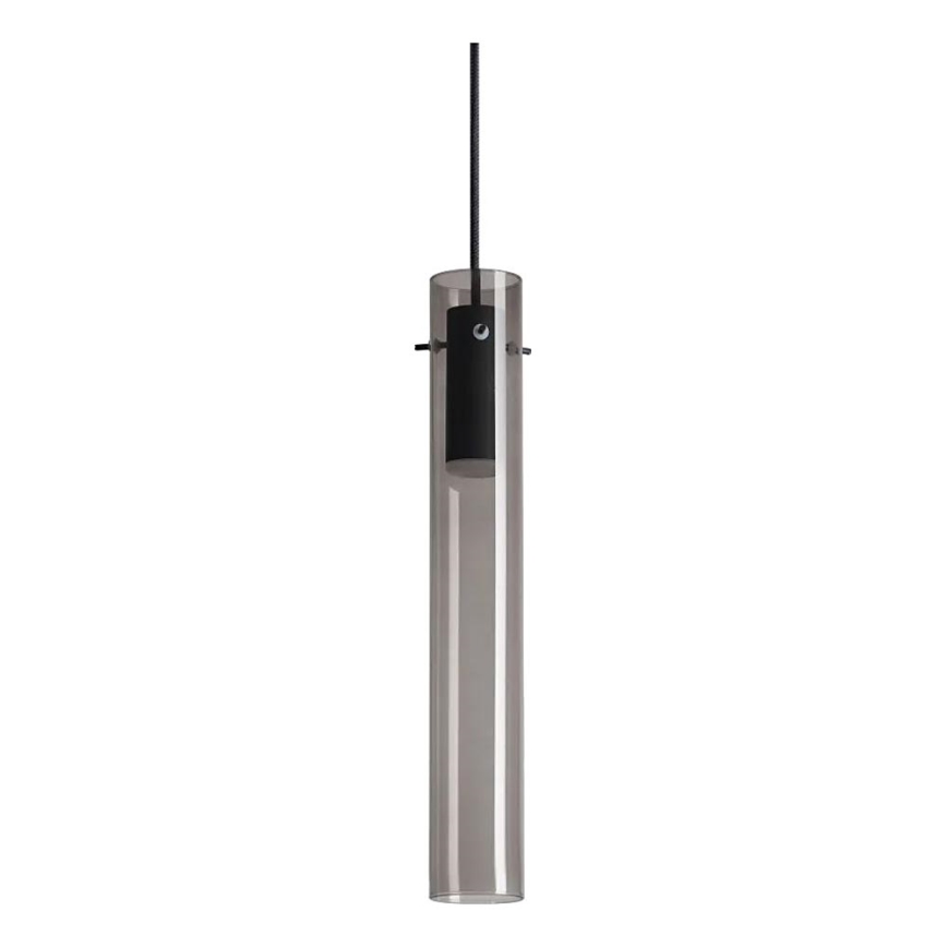 Ideal Lux - Lámpara LED colgante FLAM LED/10W/230V diá. 6 cm CRI 90 gris