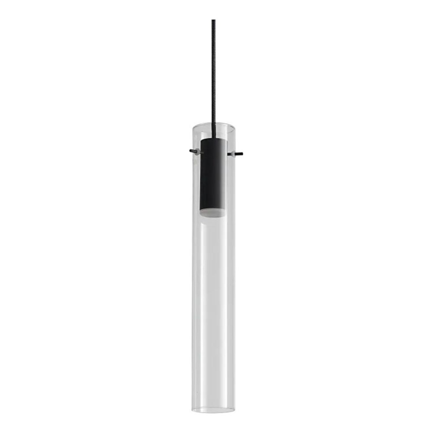 Ideal Lux - Lámpara LED colgante FLAM LED/10W/230V diá. 6 cm CRI 90 transparente