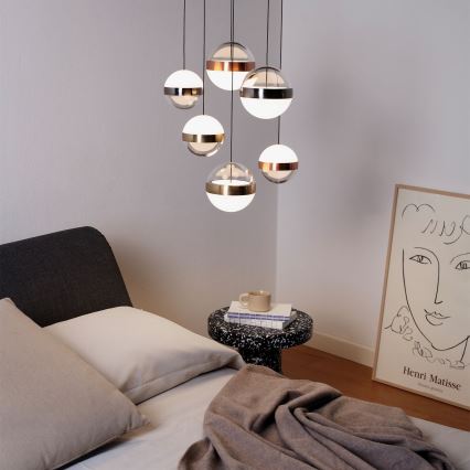 Ideal Lux - Lámpara LED colgante GALAXY LED/58W/230V