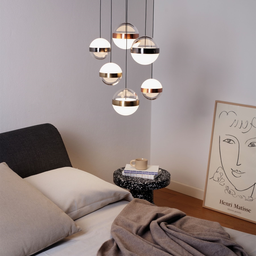 Ideal Lux - Lámpara LED colgante GALAXY LED/58W/230V