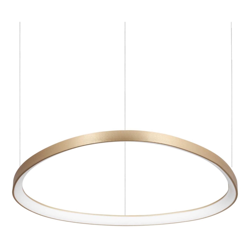 Ideal Lux - Lámpara LED colgante GEMINI LED/59W/230V diá. 81 cm CRI 90 dorado