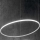 Ideal Lux - Lámpara LED colgante HULAHOOP LED/28W/230V 3000K diá. 61 cm CRI 90 blanco