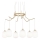 Ideal Lux - Lámpara LED colgante KAROUSEL 6xG9/3W/230V diá. 72 cm latón