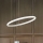 Ideal Lux - Lámpara LED colgante MIRACLE LED/45W/230V diá. 80 cm CRI 90 cromo mate