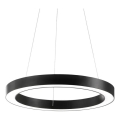 Ideal Lux - Lámpara LED colgante ORACLE LED/28W/230V 3000K diá. 50 cm CRI 90 negro