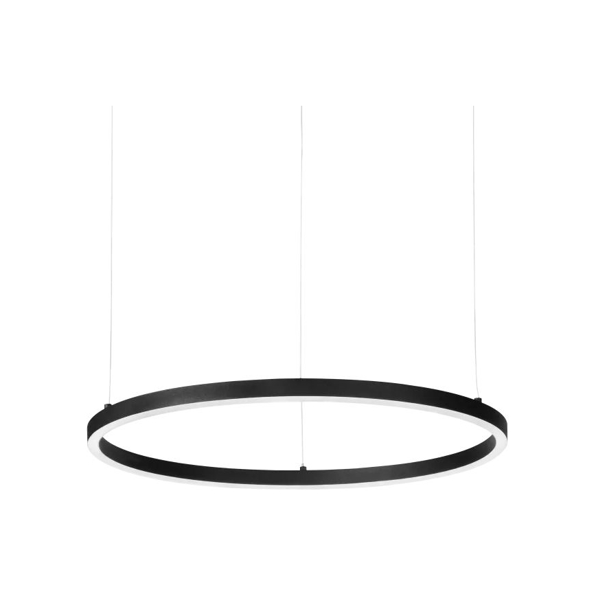 Ideal Lux - Lámpara LED colgante ORACLE SLIM LED/29W/230V 2700K diá. 50 cm negro