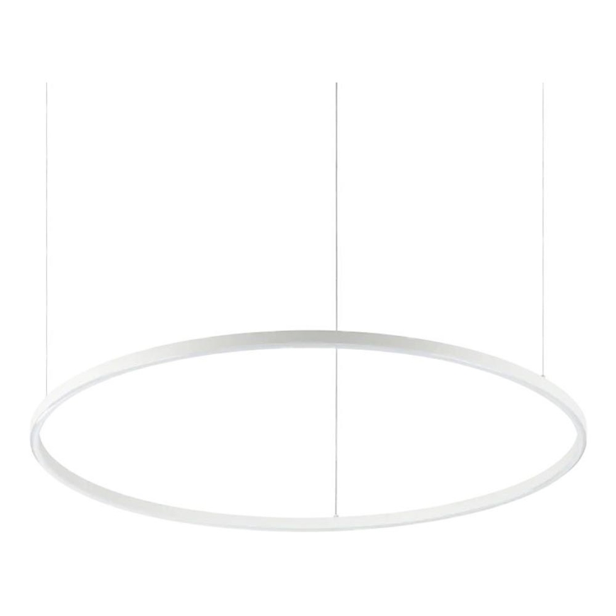 Ideal Lux - Lámpara LED colgante ORACLE SLIM LED/53W/230V 2700K diá. 90 cm blanco