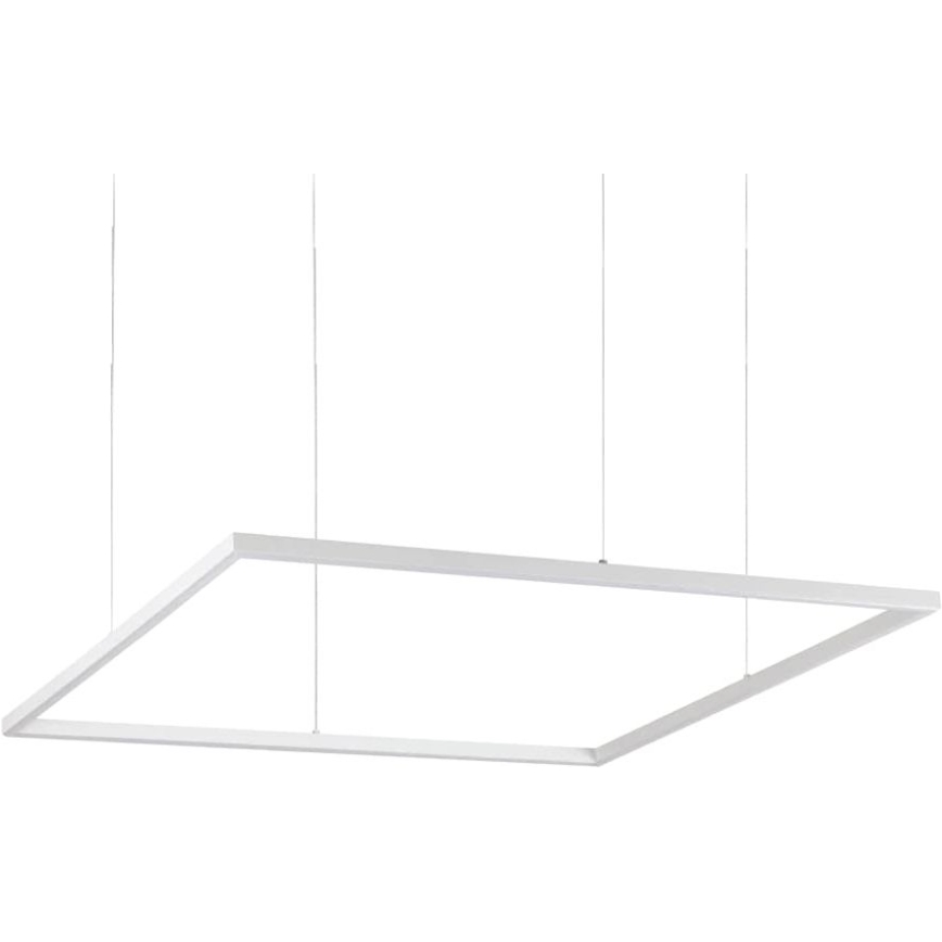 Ideal Lux - Lámpara LED colgante ORACLE SLIM LED/53W/230V 3000K 90x90 cm blanco
