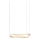Ideal Lux - Lámpara LED colgante WAVES LED/37W/230V CRI 90 latón