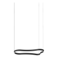 Ideal Lux - Lámpara LED colgante WAVES LED/37W/230V CRI 90 negro