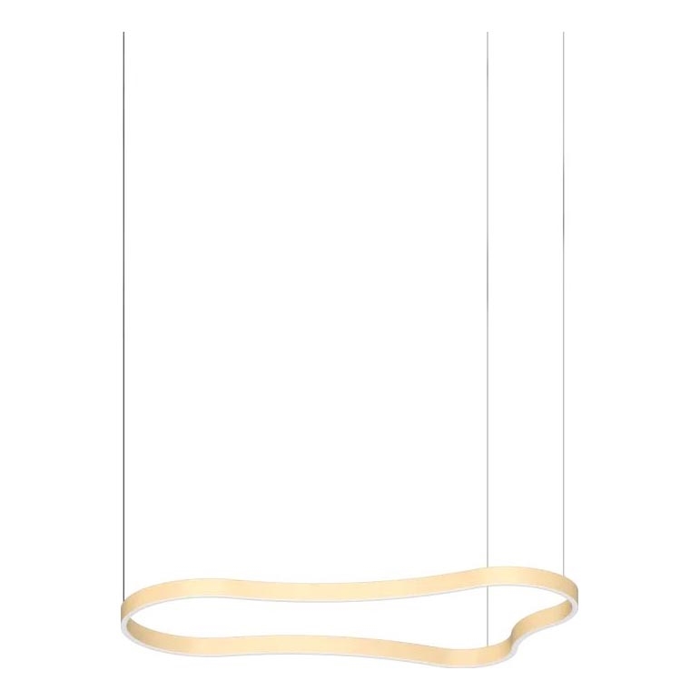 Ideal Lux - Lámpara LED colgante WAVES LED/45W/230V CRI 90 latón