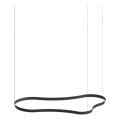 Ideal Lux - Lámpara LED colgante WAVES LED/54W/230V CRI 90 negro
