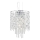 Ideal Lux - Lámpara LED de cristal colgante EVASIONE 8xG9/3W/230V diá. 41 cm cromo brillante