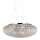 Ideal Lux - Lámpara LED de cristal colgante KING 7xG9/3W/230V diá. 46 cm cromo brillante