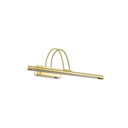 Ideal Lux - Lámpara LED de cuadro BOW LED/4,6W/230V 46 cm CRI 90 dorado