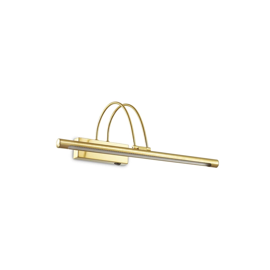 Ideal Lux - Lámpara LED de cuadro BOW LED/4,6W/230V 46 cm CRI 90 dorado