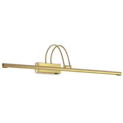 Ideal Lux - Lámpara LED de cuadro BOW LED/8W/230V 76 cm CRI 90 dorado