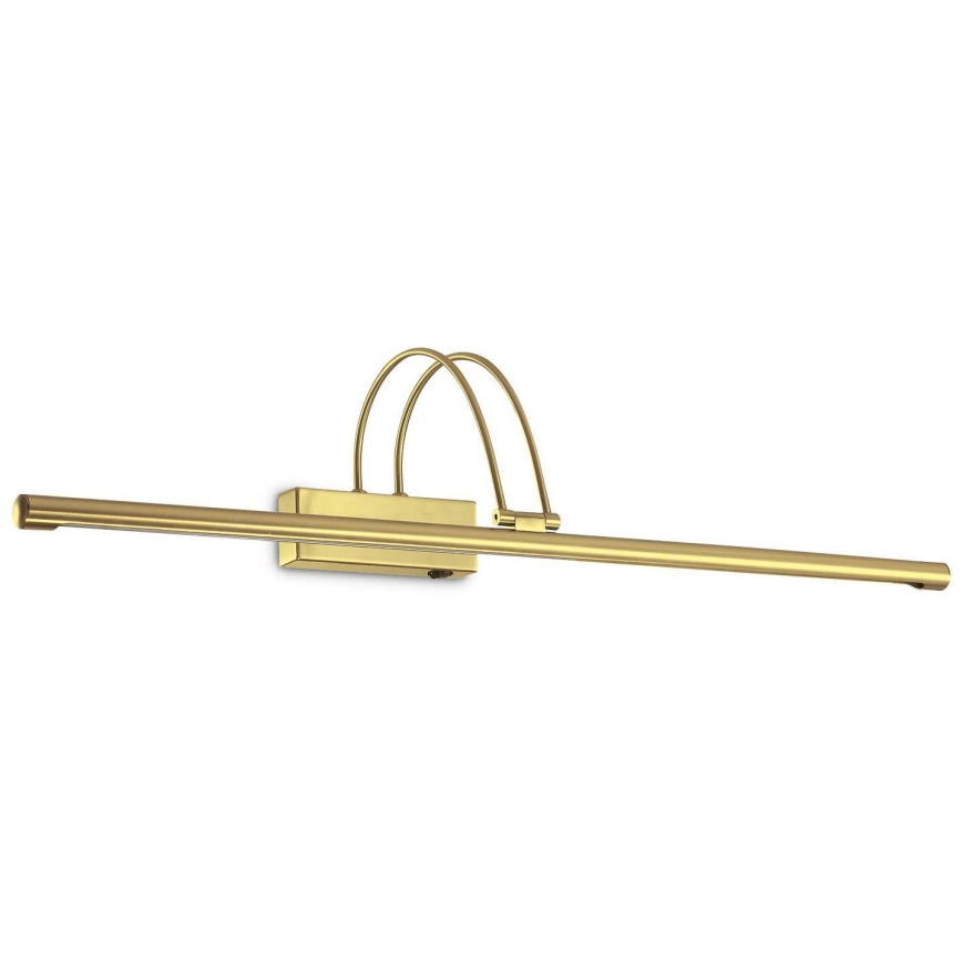 Ideal Lux - Lámpara LED de cuadro BOW LED/8W/230V 76 cm CRI 90 dorado