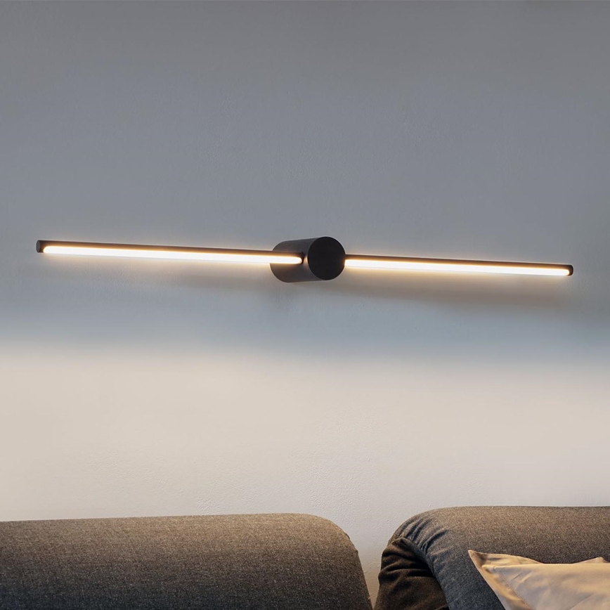 Ideal Lux - Lámpara LED de cuadro FILO LED/13W/230V 75 cm CRI 90 negro
