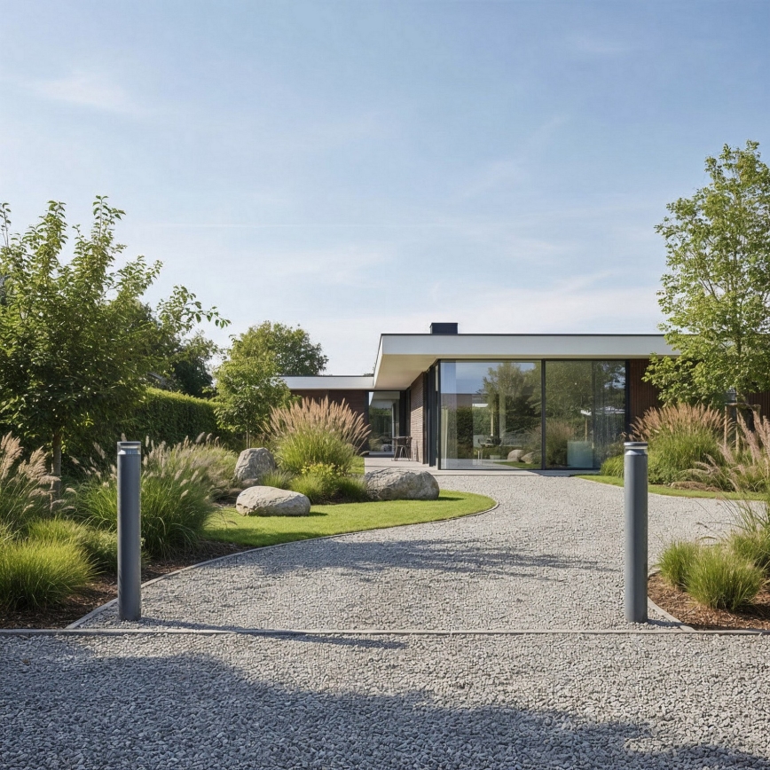 Ideal Lux - Lámpara LED de exterior BOEING LED/14W/230V 100 cm CRI 90 IP65 antracita