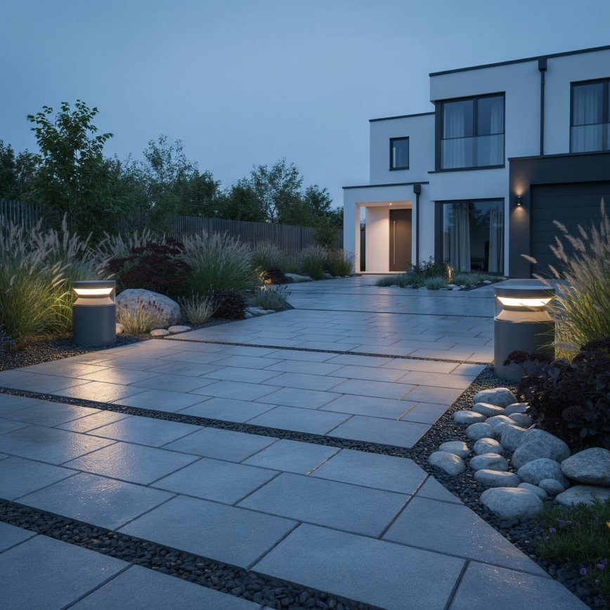 Ideal Lux - Lámpara LED de exterior BOEING LED/14W/230V 15 cm CRI 90 IP65 antracita