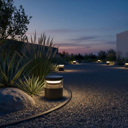 Ideal Lux - Lámpara LED de exterior BOEING LED/14W/230V 15 cm CRI 90 IP65 negro