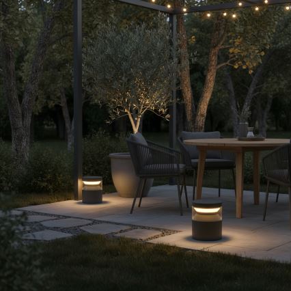 Ideal Lux - Lámpara LED de exterior BOEING LED/14W/230V 15 cm CRI 90 IP65 negro