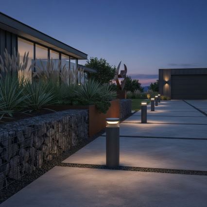 Ideal Lux - Lámpara LED de exterior BOEING LED/14W/230V 40 cm CRI 90 IP65 negro