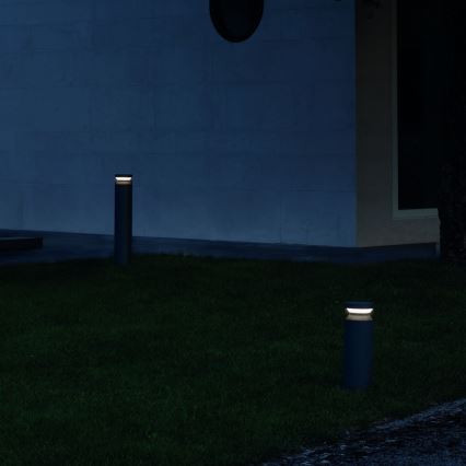 Ideal Lux - Lámpara LED de exterior BOEING LED/14W/230V diá. 70 cm CRI 90 IP65 antracita