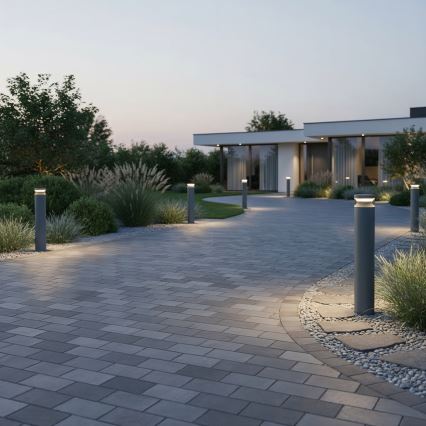 Ideal Lux - Lámpara LED de exterior BOEING LED/14W/230V diá. 70 cm CRI 90 IP65 antracita