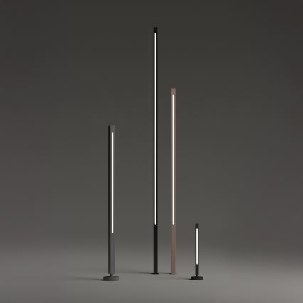 Ideal Lux - Lámpara LED de exterior JEDI LED/25W/230V 160 cm CRI 90 IP65 antracita