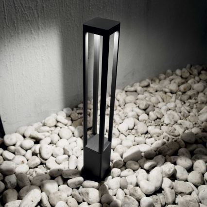 Ideal Lux - Lámpara LED de exterior TIFONE LED/8,5W/230V 65,5 cm IP65 antracita