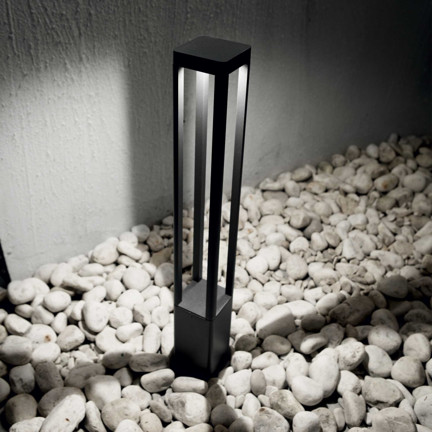 Ideal Lux - Lámpara LED de exterior TIFONE LED/8,5W/230V 65,5 cm IP65 antracita