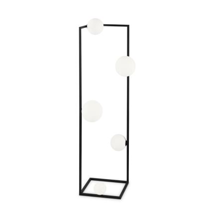 Ideal Lux - Lámpara LED de pie ANGOLO 5xG9/3W/230V negro