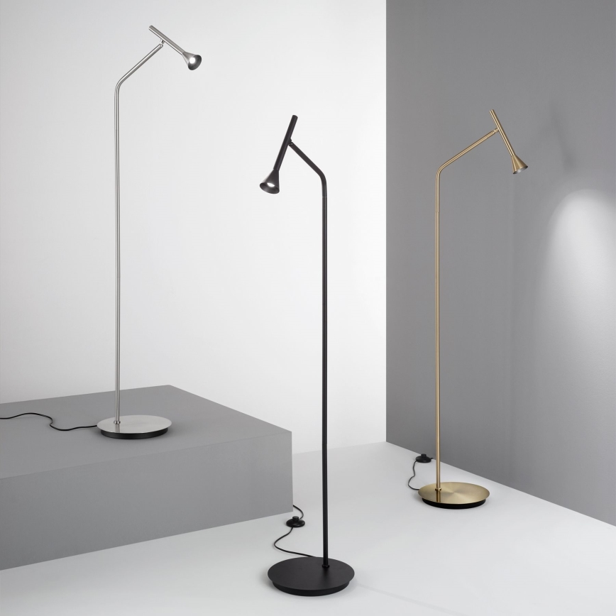 Ideal Lux - Lámpara LED de pie DIESIS LED/4,5W/230V CRI 95 negro