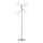 Ideal Lux - Lámpara LED de pie EQUINOXE 4xG4/2W/230V cromo brillante/transparente