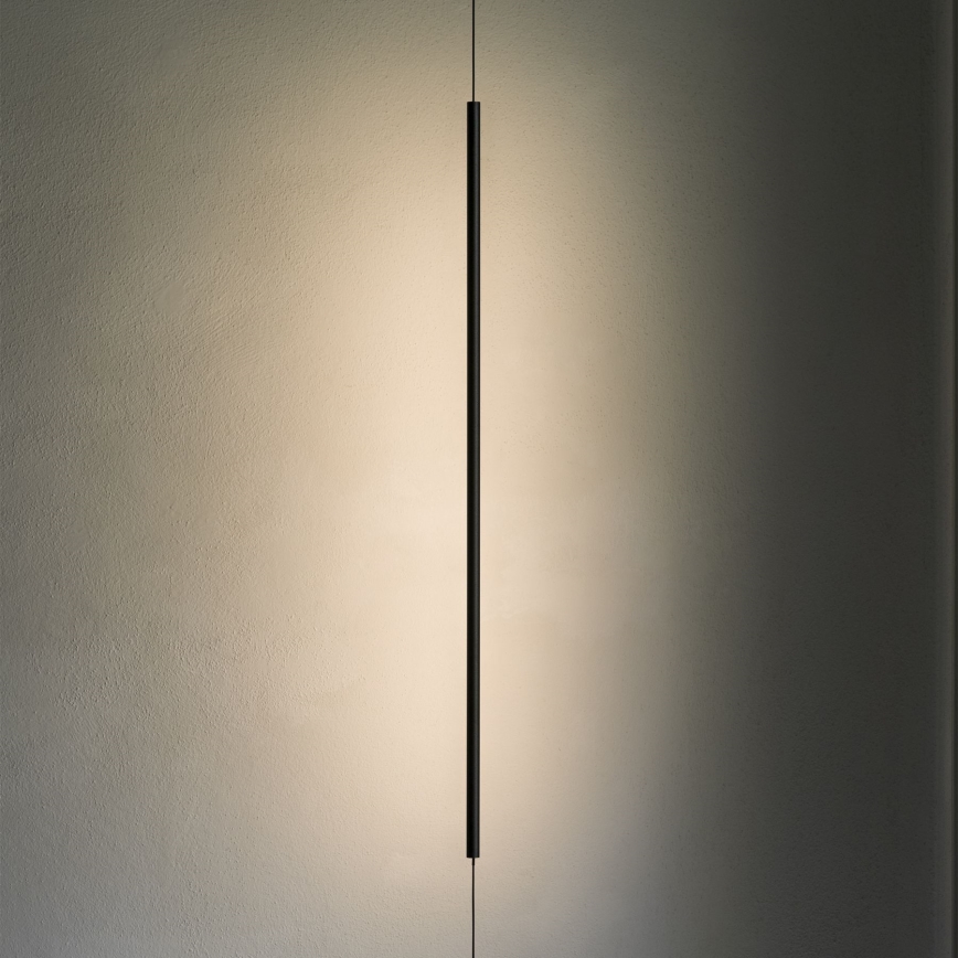 Ideal Lux - Lámpara LED de pie FILO LED/14W/230V 3000K CRI 90 negro
