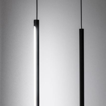 Ideal Lux - Lámpara LED de pie FILO LED/14W/230V 3000K CRI 90 negro