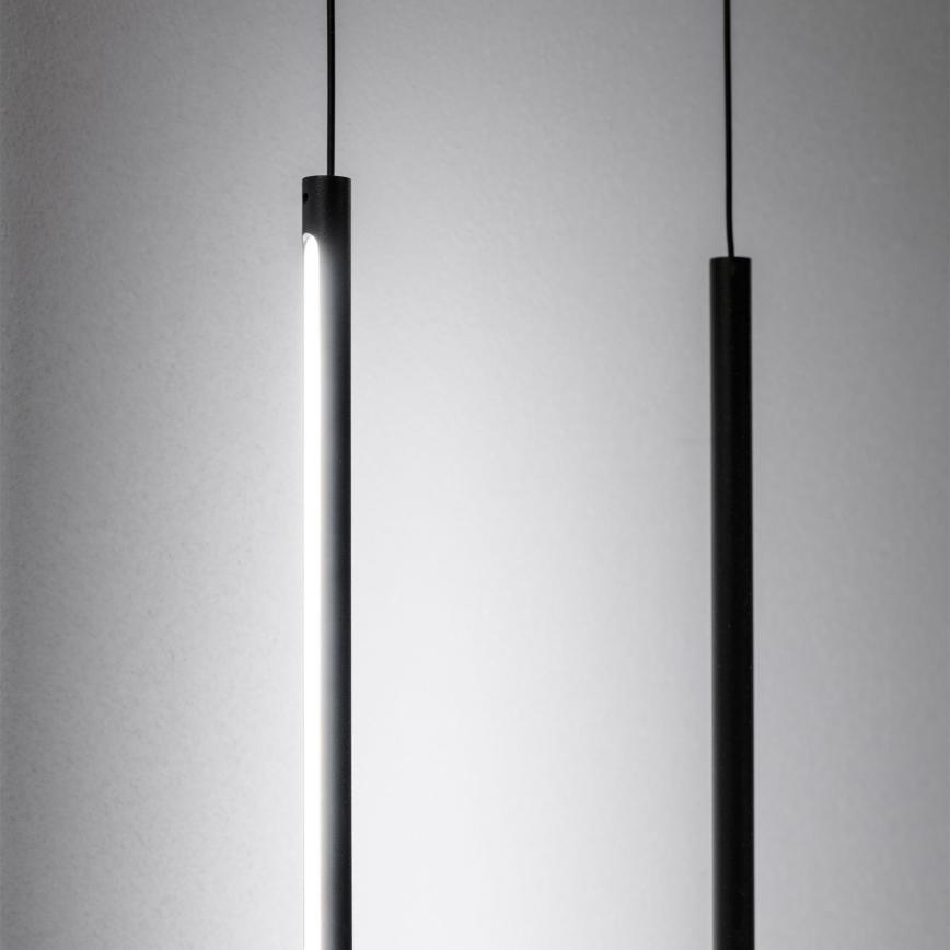 Ideal Lux - Lámpara LED de pie FILO LED/14W/230V 3000K CRI 90 negro