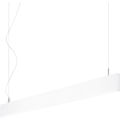 Ideal Lux - Lámpara LED de suspensión con cable LINUS LED/32W/230V 4000K CRI 90 120 cm blanca