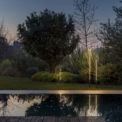 Ideal Lux - Lámpara LED exterior JEDI LED/7W/230V, 40 cm, CRI 90, IP65, antracita