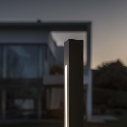 Ideal Lux - Lámpara LED exterior JEDI LED/7W/230V, 40 cm, CRI 90, IP65, antracita